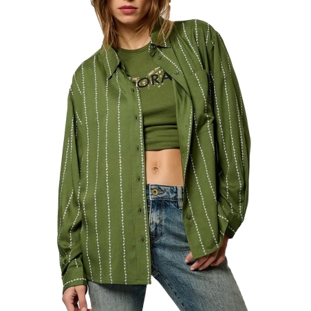 Chemise Kaki Femme Kaporal Verso