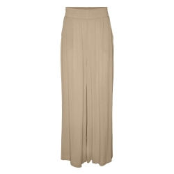 Pantalon fluide Beige Femme Vero Moda Menny Wide
