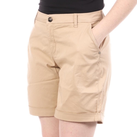 Bermuda Beige Femme TBS Leonibur