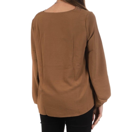 Blouse Marron Femme JDY Claudia