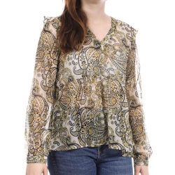 Blouse Jaune Paisley Femme Les Tropéziennes Baliste