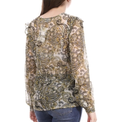 Blouse Jaune Paisley Femme Les Tropéziennes Baliste