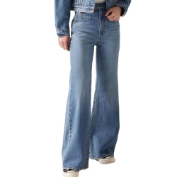 Jean Bleu Femme Levi's Ribcage Bells