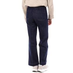 Jean Bleu Brut Femme Oraije Ankle Wide Victorine