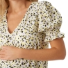 Blouse Jaune/Blanc Femme Vero Moda Marternity Molea