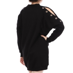 Robe Sweat Noire Femme Supreme Jessy0