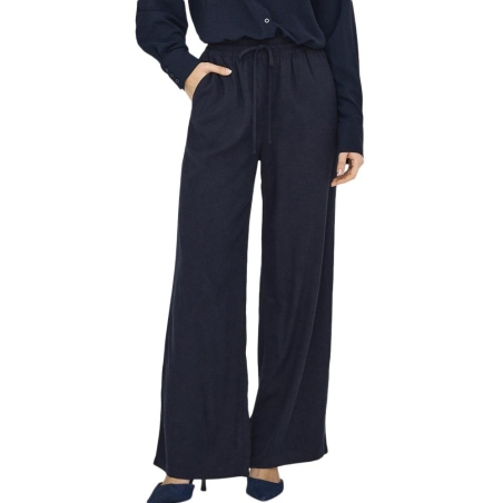 Pantalon fluide Marine Femme Only Say