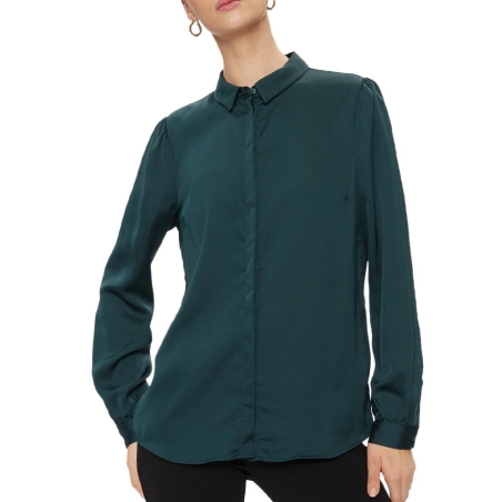 Chemise Verte Femme Vila Viellette