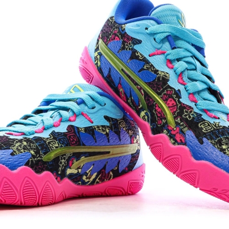 Chaussures de Baskets Bleu/Rose Homme Puma Stewie 3