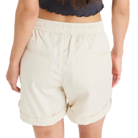 Short Fluide Écru Femme Roxy Sweetest Day