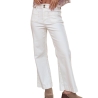 Jean Flare Blanc Femme Oraije Elenette