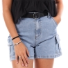 Short Bleu Femme Monday Premium LW525