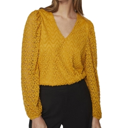 Blouse Jaune Femme Vila Vifary