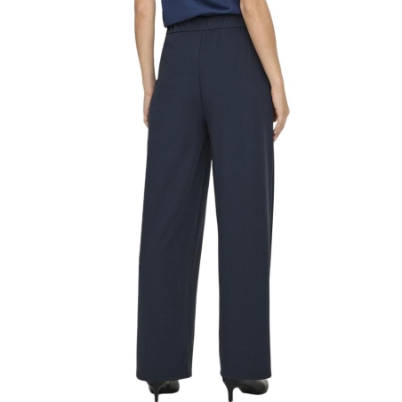 Pantalon Fluide Marine Femme JDY Geggo Belt