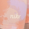 Short Cycliste Orange/Mauve Camouflage Femme Nike