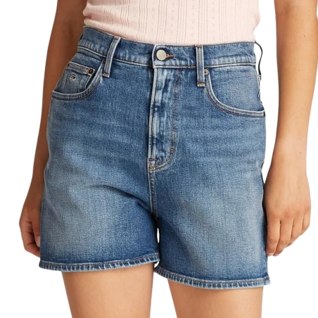 Short en Jean Bleu Femme Tommy Hilfiger Mom