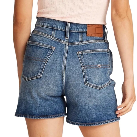 Short en Jean Bleu Femme Tommy Hilfiger Mom