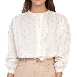 Chemise Ecru/Rose Femme An'ge Ambre