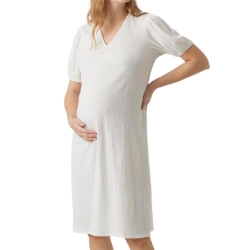 Robe Blanche Femme Mamalicious Mylah Solid