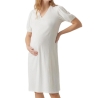 Robe Blanche Femme Mamalicious Mylah Solid