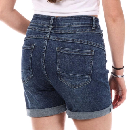 Short Bleu Foncé Femme Monday Premium Long Medium