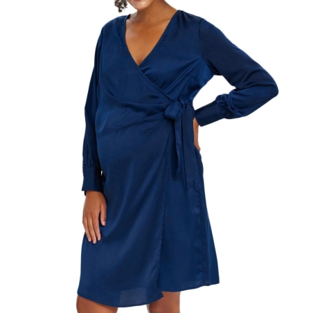 Robe Bleu Femme Vero Moda Maternity Isa