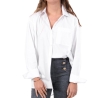 Chemises Blanche Femme Calvin Klein Jeans Poplin Relaxed