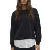 Sweat Noir Femme Vero Moda Yoyo