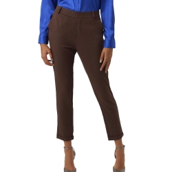Pantalon en toile Marron Femme Vero Moda Maya