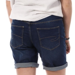 Bermudas en Jean Bleu Foncé Femme Lee Cooper Wopara