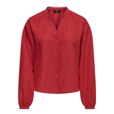 Blouse Manches Longues Rouge Femme JDY Loli