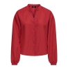 Blouse Manches Longues Rouge Femme JDY Loli