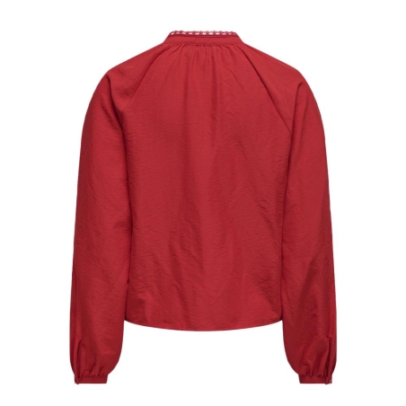 Blouse Manches Longues Rouge Femme JDY Loli