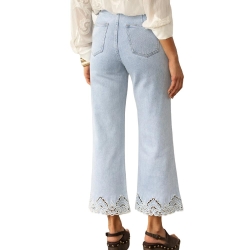 Jean Wide Bleu Femme Oraije Nola