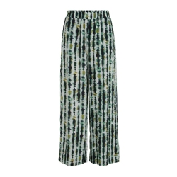 Pantalons fluide Blanc/Vert Femme Vila Vibavina Nipi