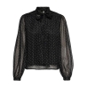 Blouse Noir à PoisFemme JDY Bow