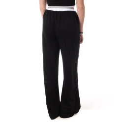 Pantalon Fluide Noir Femme Monday Premium 3256