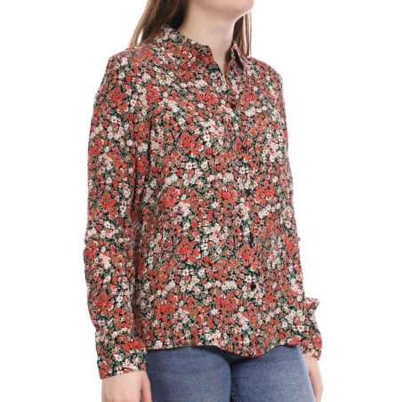 Chemise à fleurs Rouge Femme Vila Kulas