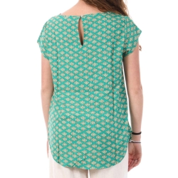 Blouse Vert à motifs Femme Only Nova
