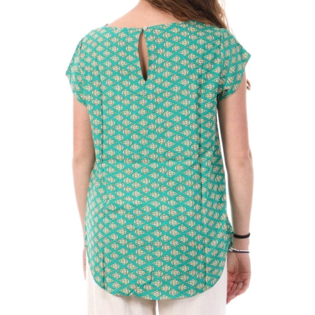 Blouse Vert à motifs Femme Only Nova