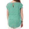 Blouse Vert à motifs Femme Only Nova