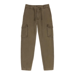 Pantalon Cargo Kaki Femme Teddy Smith Sky
