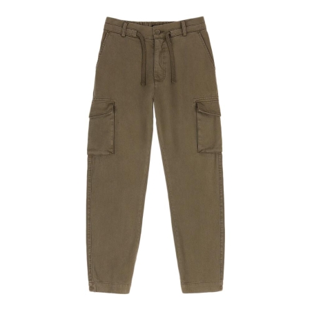 Pantalon Cargo Kaki Femme Teddy Smith Sky