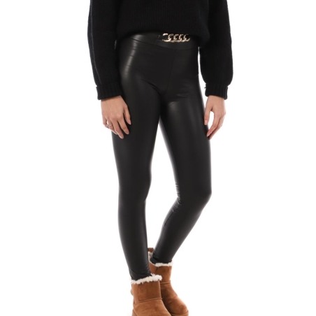 Legging Noir Femme Monday Premium Boucle