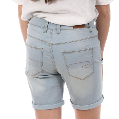 Bermudas en Jean Bleu Femme Lee Cooper Wopara