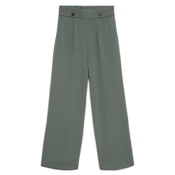 Pantalon Vert Femme Vero Moda May Button
