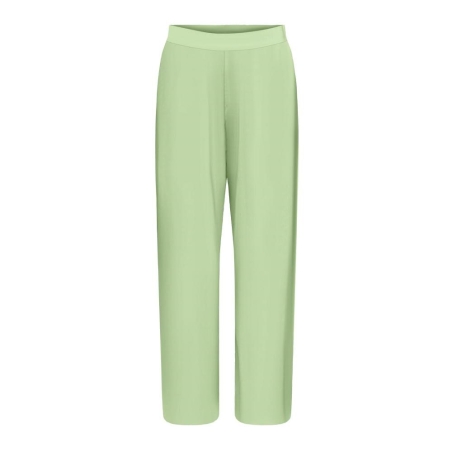 Pantalon Droit fluide Vert Femme JDY Bravo Pleat