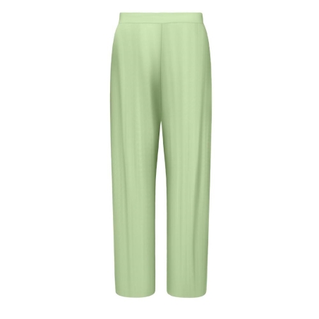 Pantalon Droit fluide Vert Femme JDY Bravo Pleat