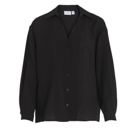 Chemise Noire Femme Vila Domira