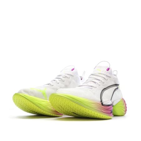 Chaussures de running Blanches/Rose Homme Puma Fast-r Nitro Elite 2